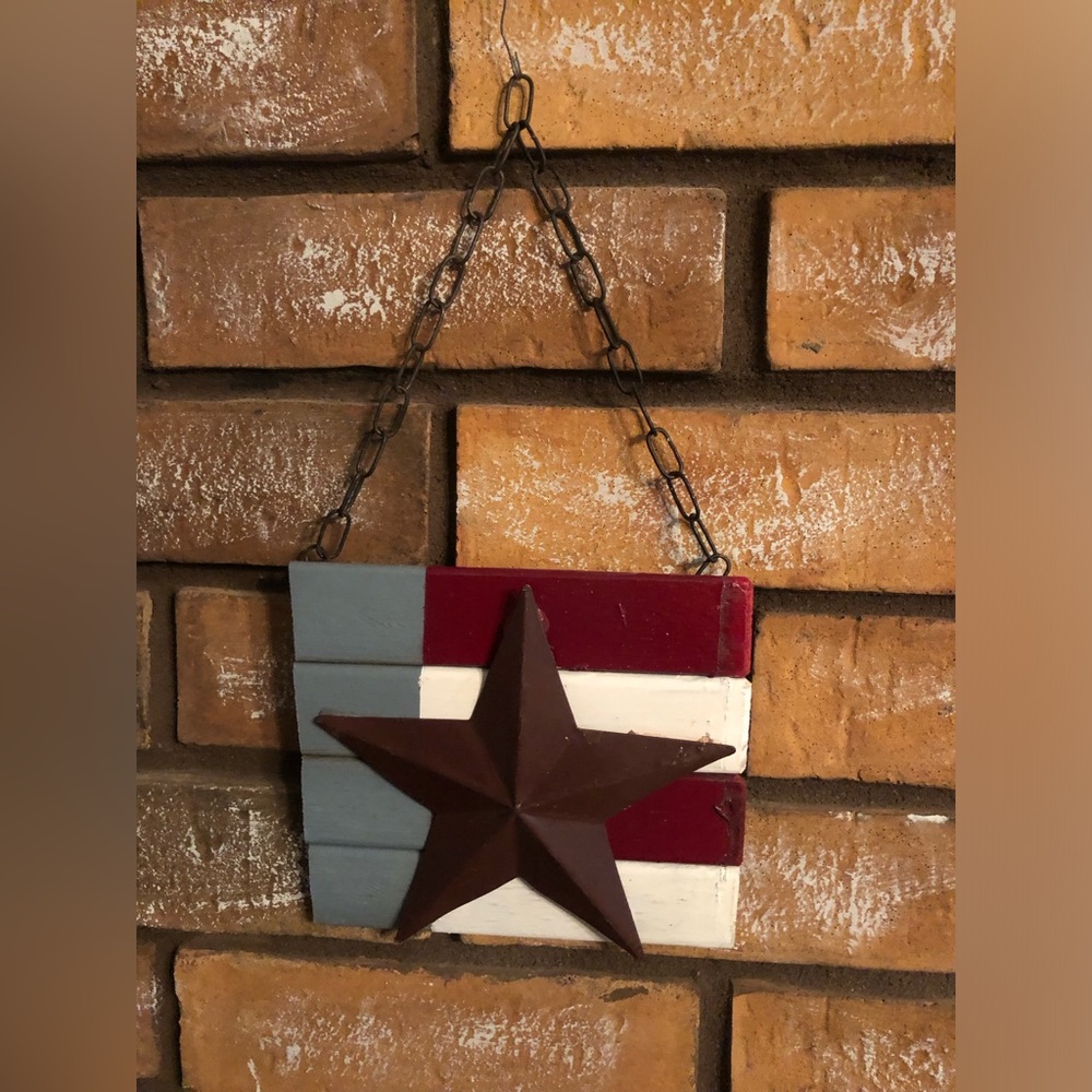 Handcrafted Rustic Wooden Decor “Star”